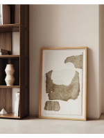 SIRANO dessin abstrait sur papier parchemin peinture moderne