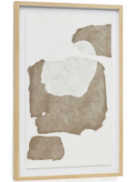 SIRANO abstract drawing on parchment paper modern painting