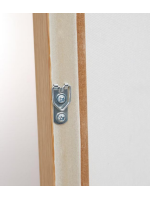 MODO 60x90 cm quadro con cornice su tela bianca con rilievi e trame fatti a mano