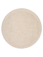 IGOR Ø 200 cm tapis en laine blanche à double tissage