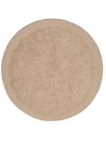 ASAL Ø 200 cm tappeto in lana beige a doppia tessitura
