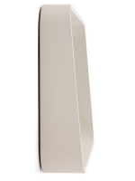 BILLE 60x90 cm Spiegel mit Ablage aus Eschen-MDF mit beige lackierter Oberfläche