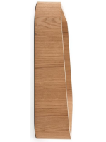 DOREA 60x90 cm mirror with shelf in ash MDF with natural finish