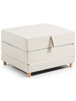 CLOP lit Ottoman 70 x 60 ouvert 70 x 180 avec tissu déhoussable