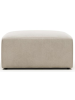 AIDA 90x70 Puf de chenilla resistente a las manchas diseño para el hogar