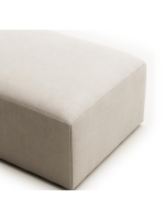 AIDA 90x70 schmutzabweisender Chenille Pouf Wohndesign