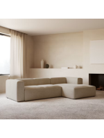 AIDA 300x174 Sofá con chaise longue de chenilla resistente a las manchas diseño para el hogar