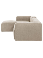 AIDA 300x174 Sofá con chaise longue de chenilla resistente a las manchas diseño para el hogar