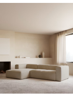 AIDA 300x174 Sofá con chaise longue de chenilla resistente a las manchas diseño para el hogar