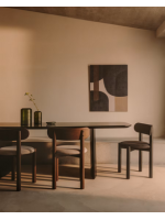 MIDA 200 or 240 cm table in walnut veneer MDF
