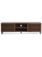 MESCO mobile TV 180 cm in legno massello e impiallacciato frassino con finitura in noce
