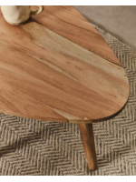 FREDAL table basse en acacia massif finition naturelle