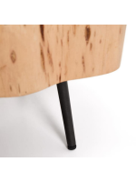 ONOVA Mesa en madera de acacia maciza con patas de metal
