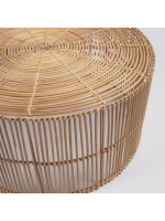 NATURY home design rattan set of 2 coffee tables
