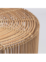 NATURY home design rattan set of 2 coffee tables