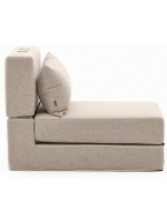 ARTU en tissu anti taches couleur fauteuil lit au choix