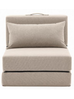 ARTU en tissu anti taches couleur fauteuil lit au choix