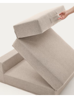 ARTU in stain resistant fabric choice of color armchair bed