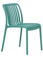 BIONIK Silla apilable de polipropileno selección de colores para hogar bar hotel chalet restaurante heladería exterior