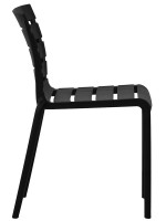 ROUSY Chaise empilable en polypropylène choix de couleurs pour maison bar hôtel chalet restaurant glacier extérieur