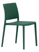 GRAMIER Stackable polypropylene chair color selection for home bar hotel chalet restaurant ice cream shop outdoor