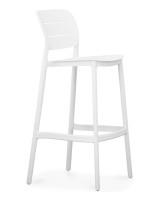ONDA sgabello h 75 impilabile in polipropilene scelta colore per casa o bar hotel chalet ristoranti gelaterie esterno