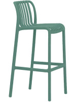 BIONIK Taburete h 75 apilable de polipropileno selección de colores para hogar bar hotel chalet restaurante heladería exterior