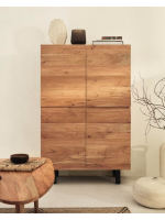 BEATRIZ Sideboard 100x155 h aus massivem natürlichem Akazienholz