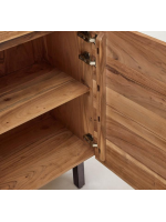 BEATRIZ credenza 100x155 h in legno massello di acacia naturale