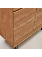 BEATRIZ credenza 100x155 h in legno massello di acacia naturale