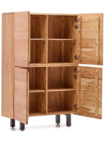 BEATRIZ aparador 100x155 h de madera maciza de acacia natural