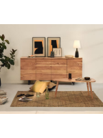 BEATRIZ madia 200x88 h in legno massello di acacia design living casa
