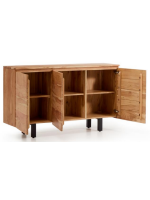 BEATRIZ sideboard 150x88 h in solid acacia wood design living home