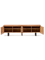 BEATRIZ Mueble TV 200x58h en madera maciza de acacia design living home