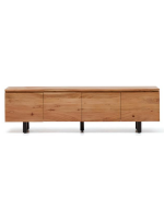 BEATRIZ Mueble TV 200x58h en madera maciza de acacia design living home