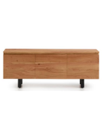 BEATRIZ mobile TV 150x58 h in legno massello di acacia design living casa