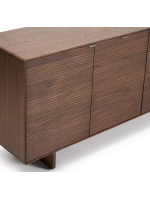 ANDER madia 4 ante e 2 cassetti in impiallacciato noce design casa living