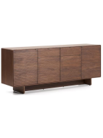 ANDER Sideboard with 4 doors and 2 drawers in walnut veneer home living design