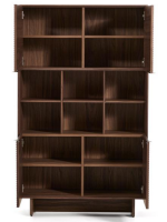 ANDER Sideboard with 4 doors in walnut veneer home living design