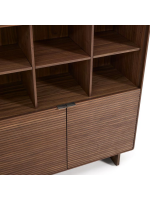 ANDER Sideboard mit 4 Türen in Nussbaumfurnier Wohndesign