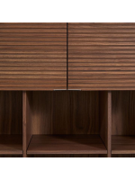 ANDER credenza alta con 4 ante in impiallacciato noce design casa living