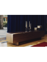 ANDER TV stand with 4 doors in walnut veneer home living design