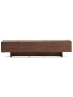 ANDER mobile TV con 4 ante in impiallacciato noce design casa living
