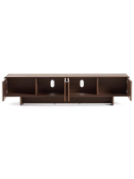 ANDER mobile TV con 4 ante in impiallacciato noce design casa living