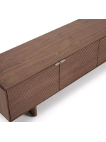 ANDER TV stand with 4 doors in walnut veneer home living design