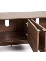 ANDER TV stand with 4 doors in walnut veneer home living design