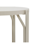 CAIAMA cabinet in water repellent lacquered MDF and white steel structure