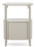 CAIAMA cabinet in water repellent lacquered MDF and white steel structure