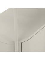 NETFIX Mueble en MDF lacado hidrófugo y estructura de acero blanco