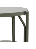 EYRE mobile in MDF idrorepellente laccato verde e struttura in acciaio verde